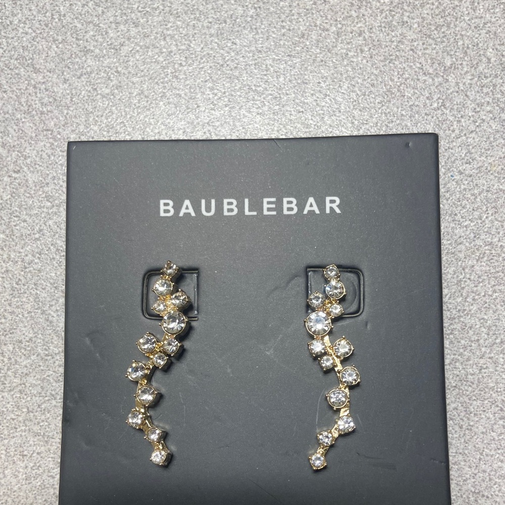 Baublebar drop diamond earrings